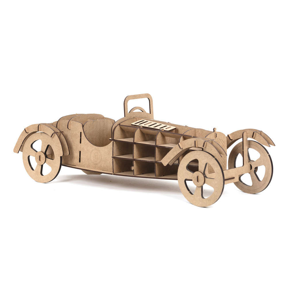 Maquette (grand format), en bois - Voiture