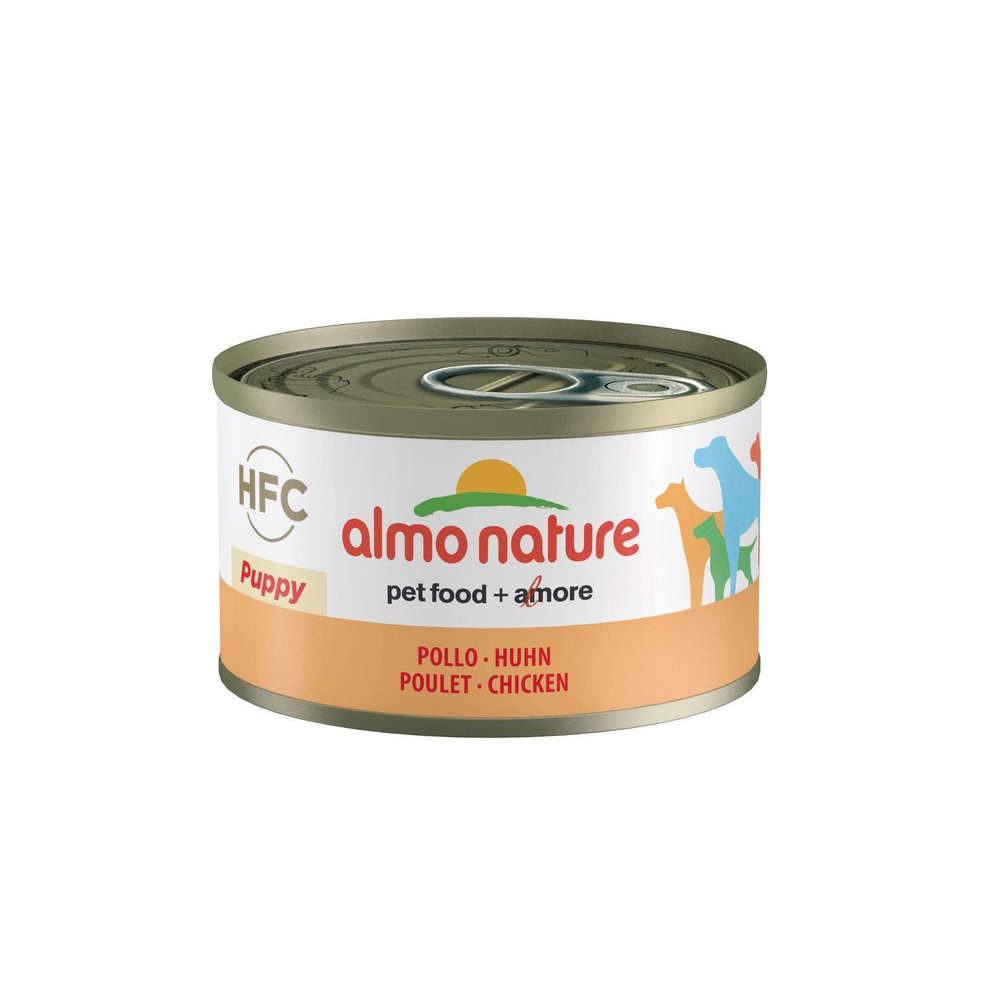 Aliment Almo Nature HFC Puppy, pour chien: Poulet, boîte 95g