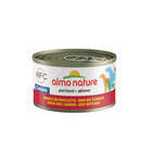 Aliment Almo Nature HFC, pour chien: Boeuf et jambon, boîte 95g