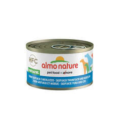Aliment Almo Nature HFC, pour chien: Thon Skip Jack, boîte 95g