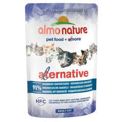 Aliment Almo Nature Alternative, pour chat: Maquereau d'Indonesie, 55g