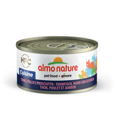 Aliment Almo Nature HFC Cuisine, pour chat: Thon/poulet/jambon, 70g