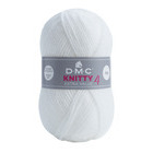 Pelote à tricoter Knitty 4 en acrylique coloris gris pâle 961 - 140 m