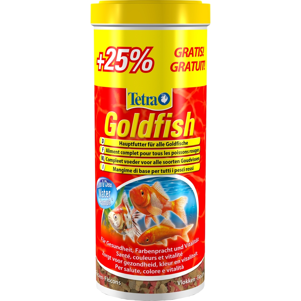 Nourriture complète pour poissons rouges Tetra Goldfish : 1,25L