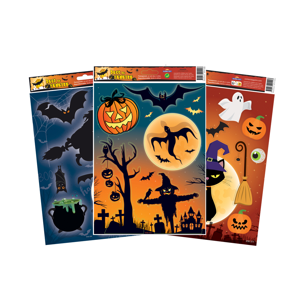 Stickers : Window dÃ©co Halloween
