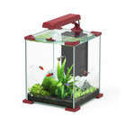 Aquarium Nano Cube Sarawak poisson d'eau douce, rouge - 16,7 litres