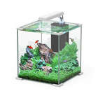 Aquarium Nano Cube Sarawak poisson d'eau douce, blanc - 32,2 litres