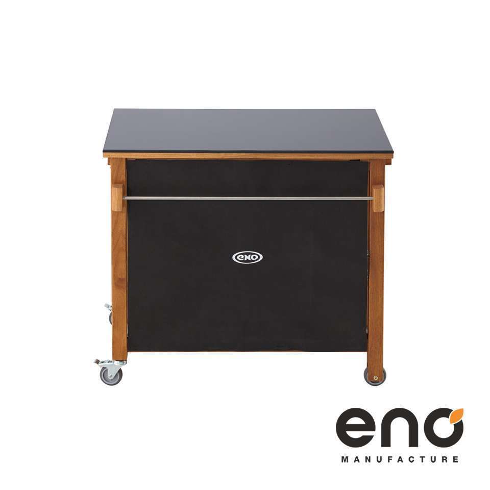 Desserte Plancha WALLIS Par SOMAGIC - Noir - Acier - Neuve Sous Emballage