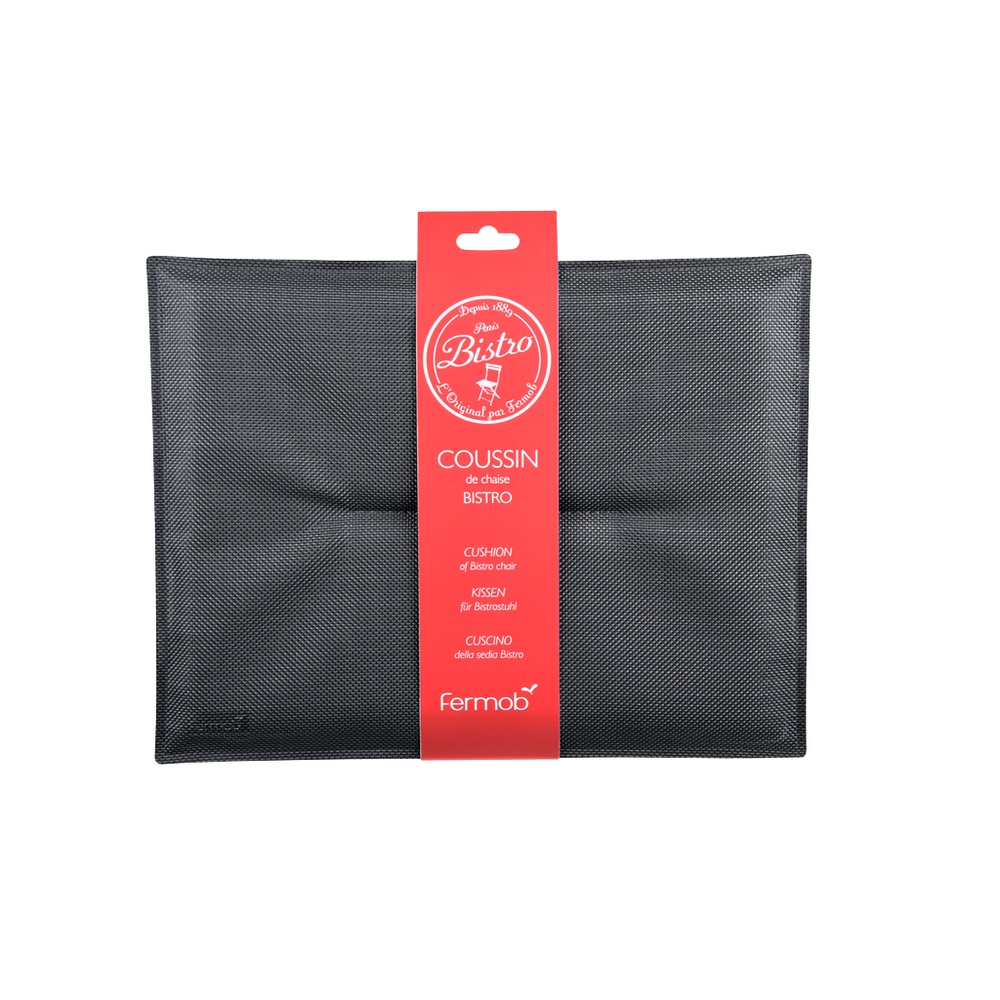 Coussin bistro carbone