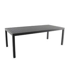 Table MALAGA allongeable 220/320x100cm, anthracite/anthracite