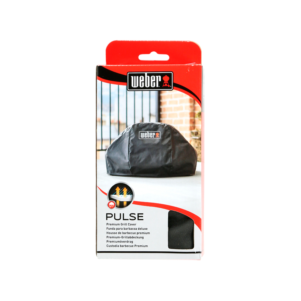 Housse premium pour barbecue Pulse 2000 en tissu noir