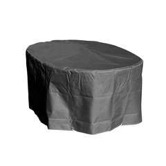 Housse de protection table ovale L 250 x l 110 x h 70 cm Anthracite