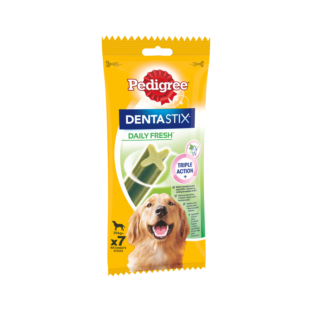 Pedigree Dentastix Fresh pour grand chien : 7 sticks 270gr