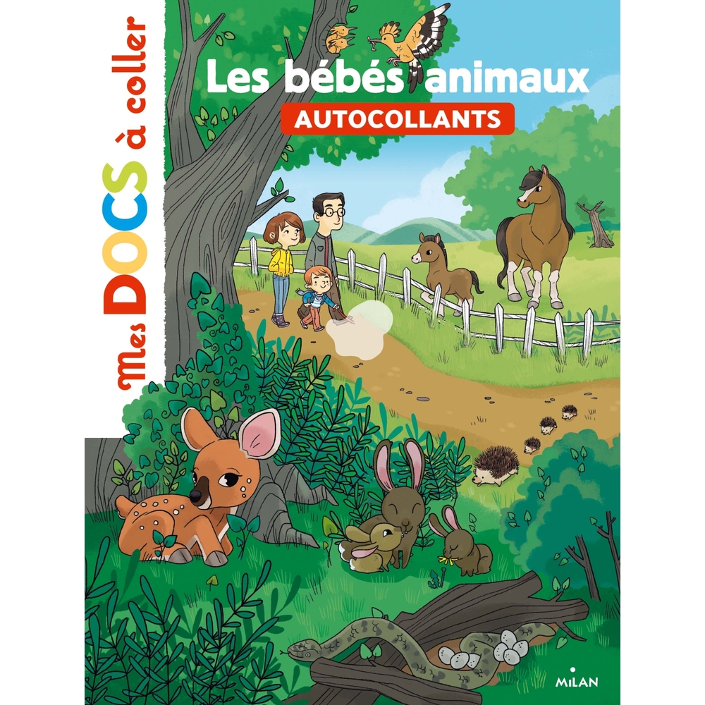 Livre pour enfant, mes docs à coller : les bébés animaux