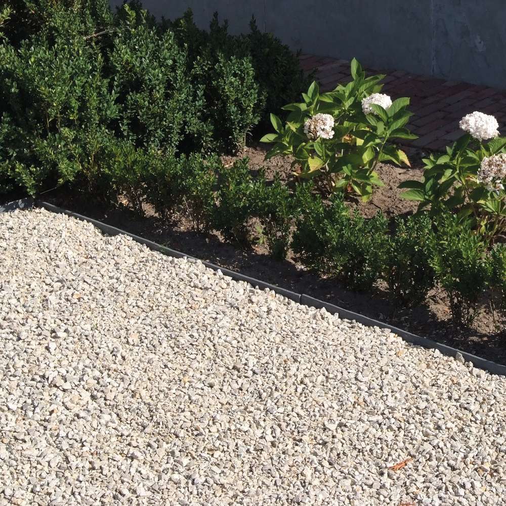 Bordure Ecolat droite, gris - l.200 x H.19 cm