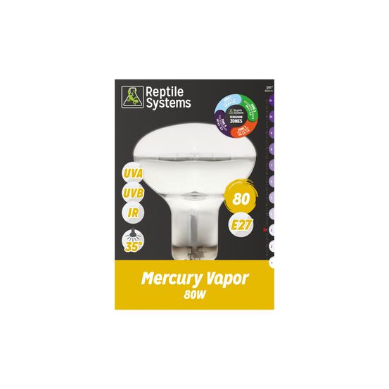 D3 UV Basking Lamp Mini 80W : culot E27