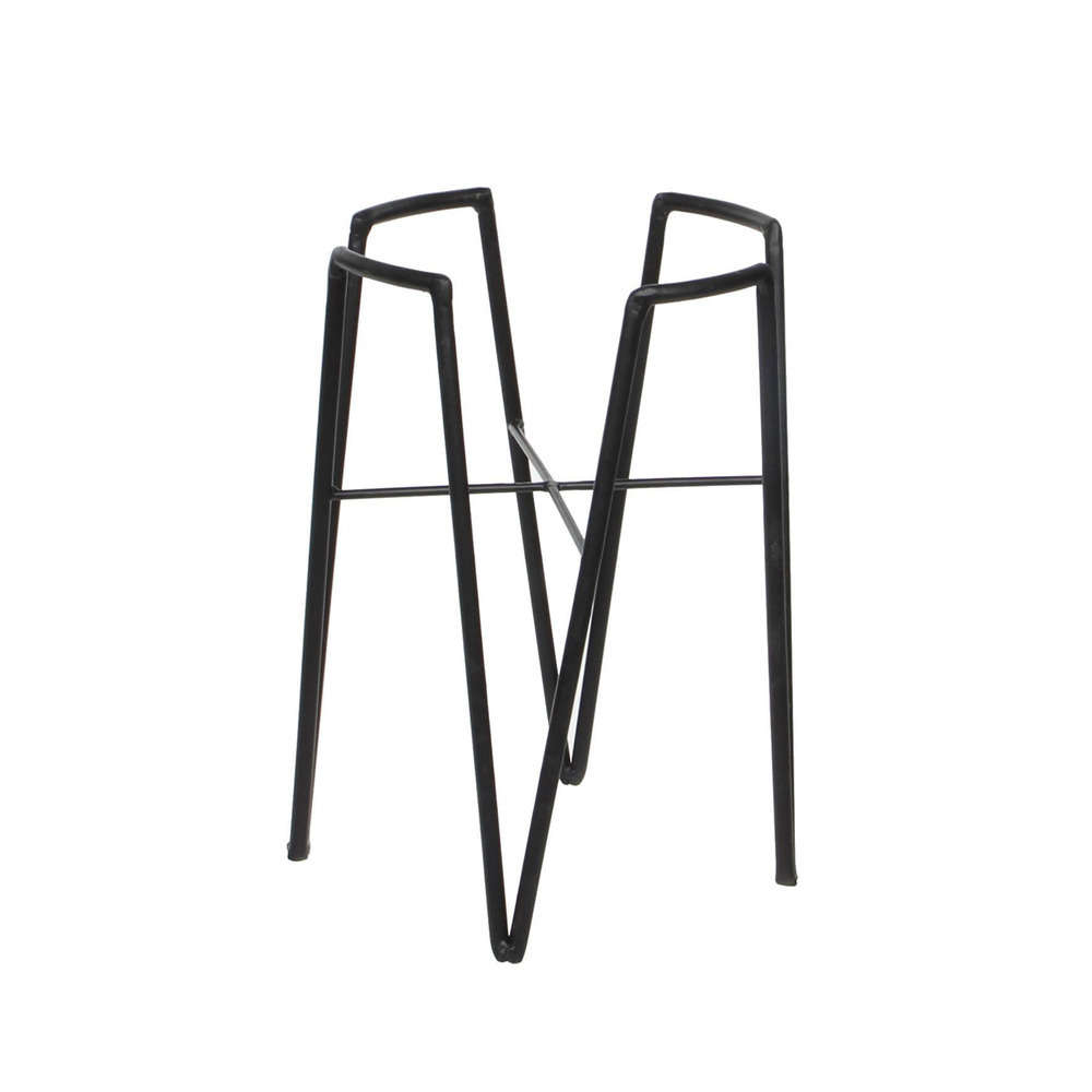 Blom plant standard en métal, noir L. 17,5 x 17,5 x H. 25 cm