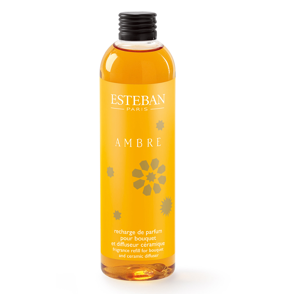 Recharge pour bouquet parfumé Ambre - flacon de 250 ml