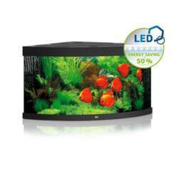 Aquarium LED Trigon LED, noir - 350 litres