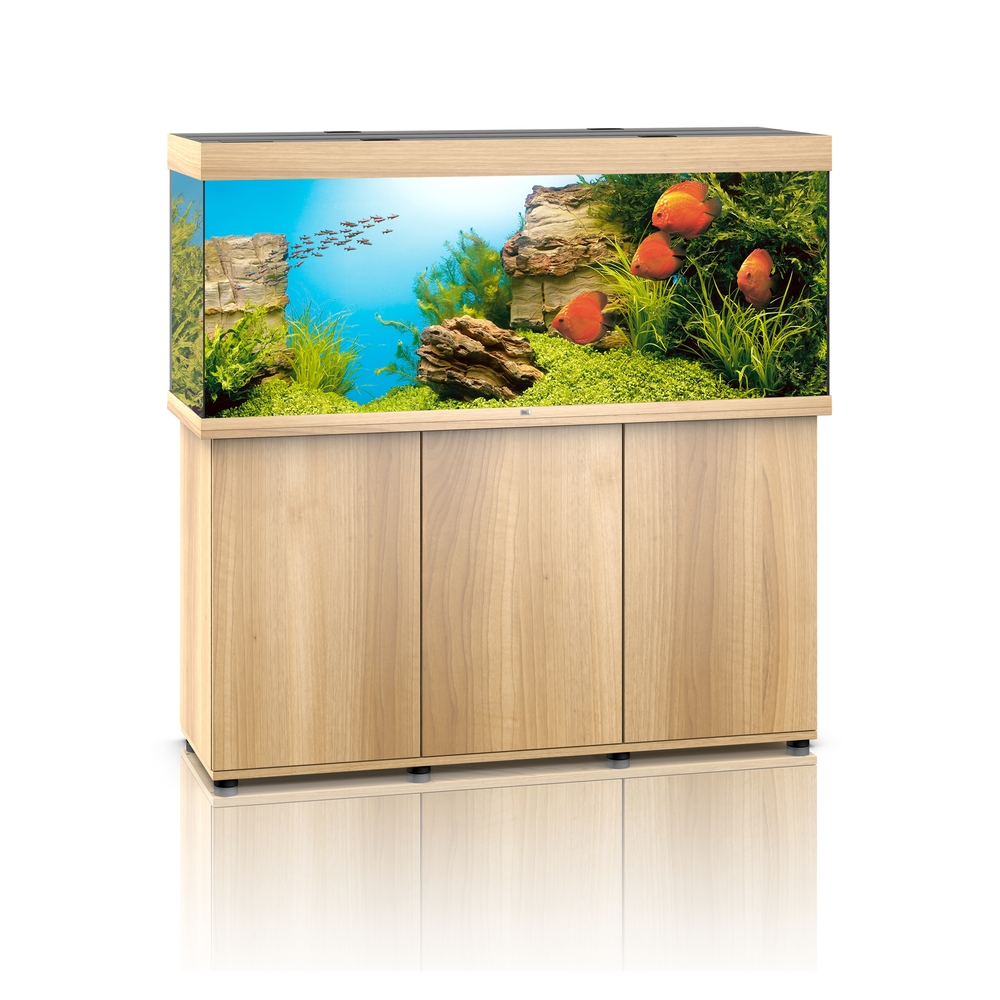 Aquarium avec meuble LED Rio 450 en bois - H.80 cm