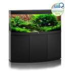 Aquarium avec meuble LED Vision 450 en bois noir - H.80 cm