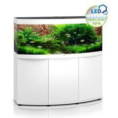 Aquarium avec meuble LED Vision 450 en bois blanc - H.80 cm