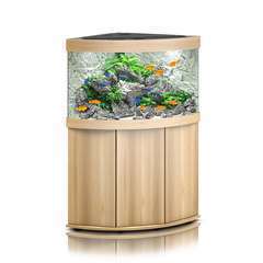 Aquarium avec meuble LED Trigon 190 bois