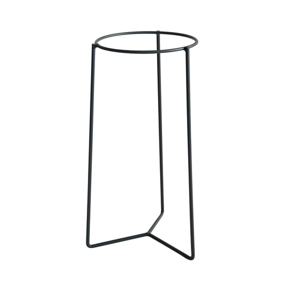 Tripode extérieur, gris martelé D27 x H. 58 cm