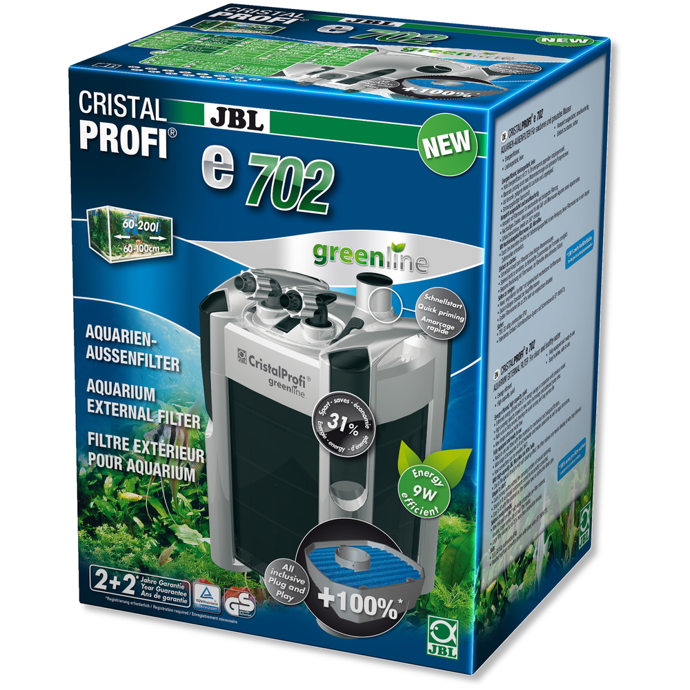 Filtre JBL Cristalprofi E702 greenline