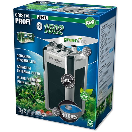 Filtre extérieur pour aquarium Cristalprofi E1502 greenline
