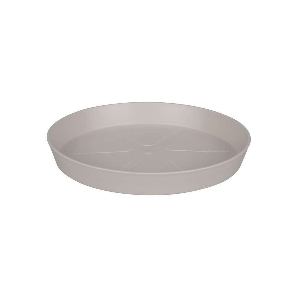 Soucoupe Loft Urban ronde en plastique gris - D.20,9 cm