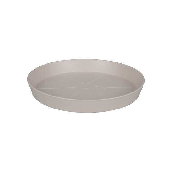 Soucoupe Loft Urban ronde en plastique gris - D.20,9 cm