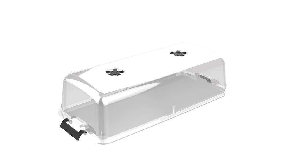 Serre de culture XXL Green Basics, transparente L. 74,8 x l. 36,6 cm