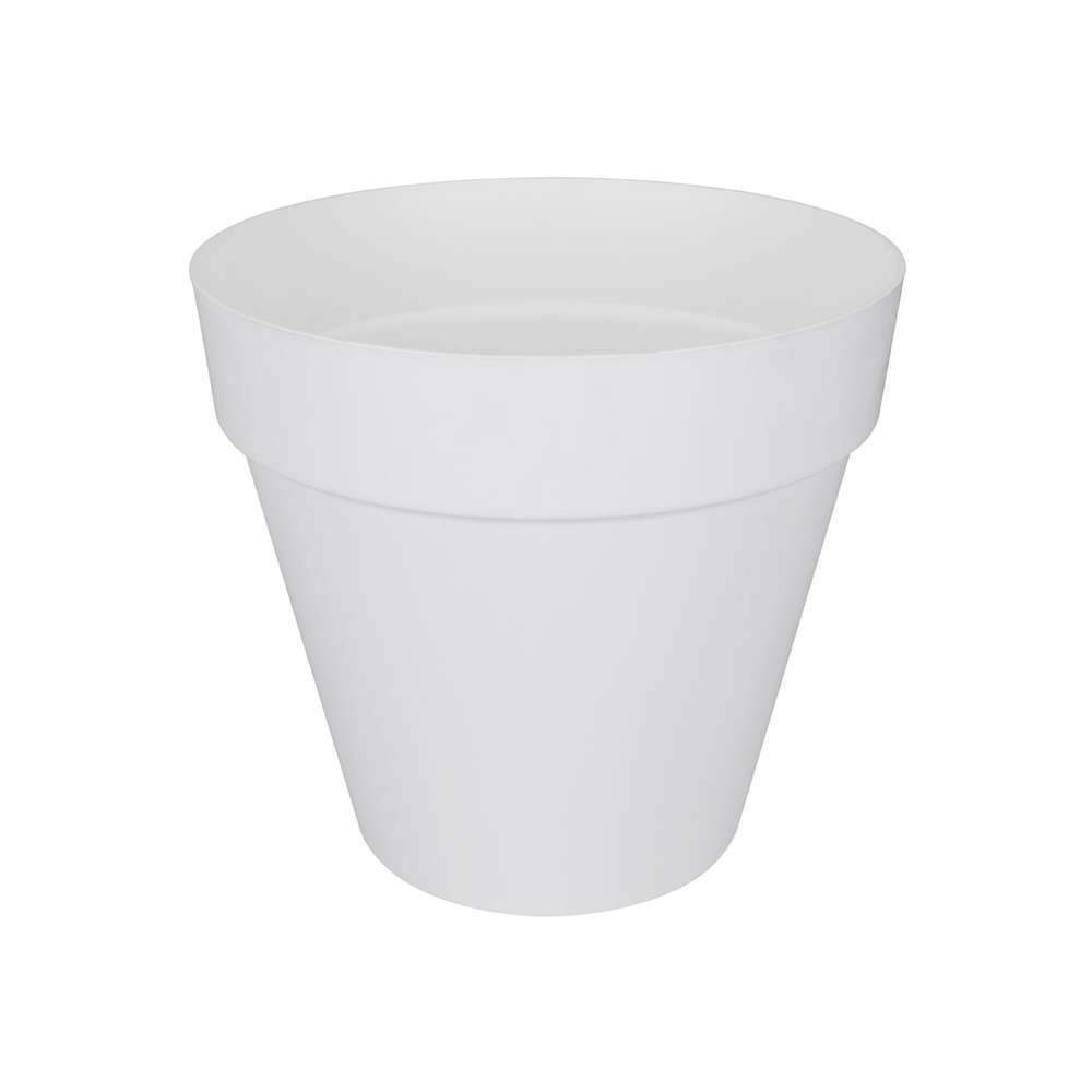 Pot Loft Rond à réserve d'eau, blanc D39 x H. 35,2 cm