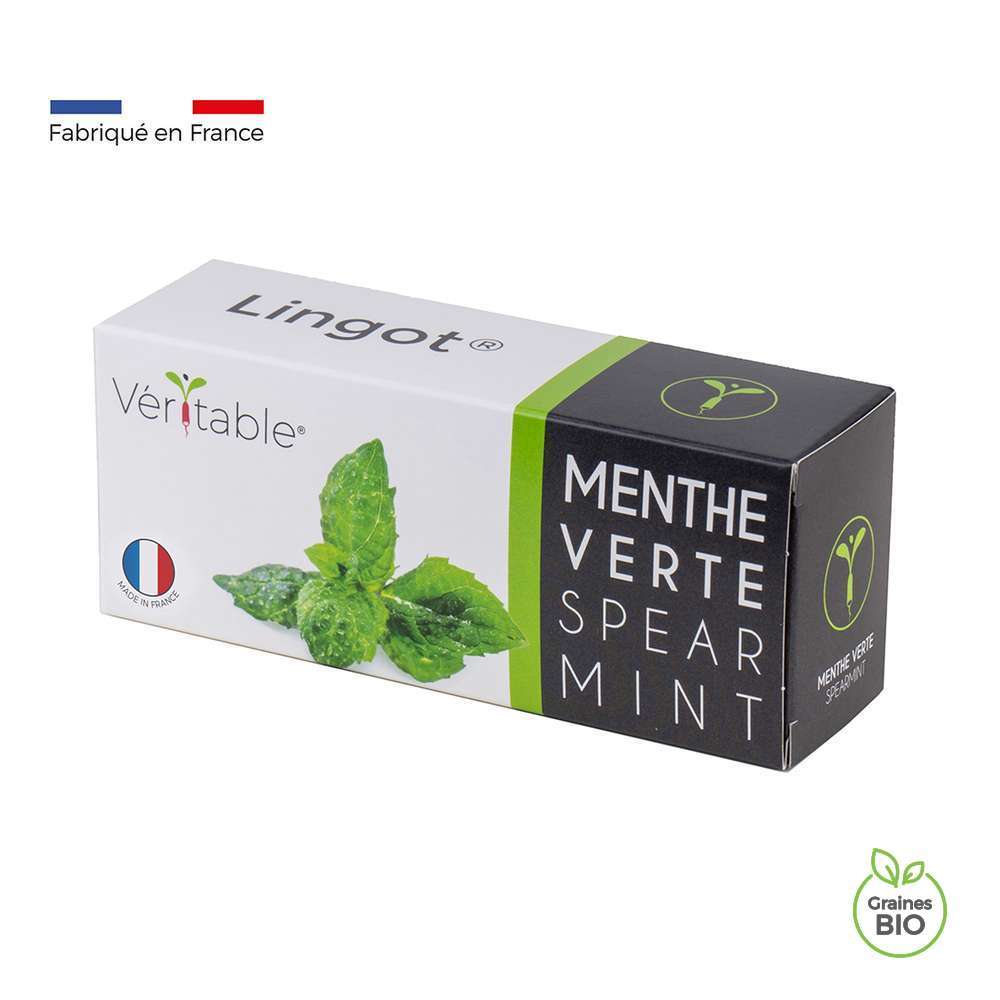 Recharge lingot® de menthe verte bio - pour potager Véritable®