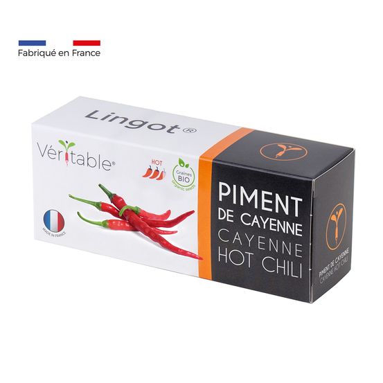 Recharge lingot® de piment de Cayenne bio - pour potager Véritable®