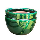 Pot d'intérieur Austral en terre cuite émaillée, coloris Jade D20 cm