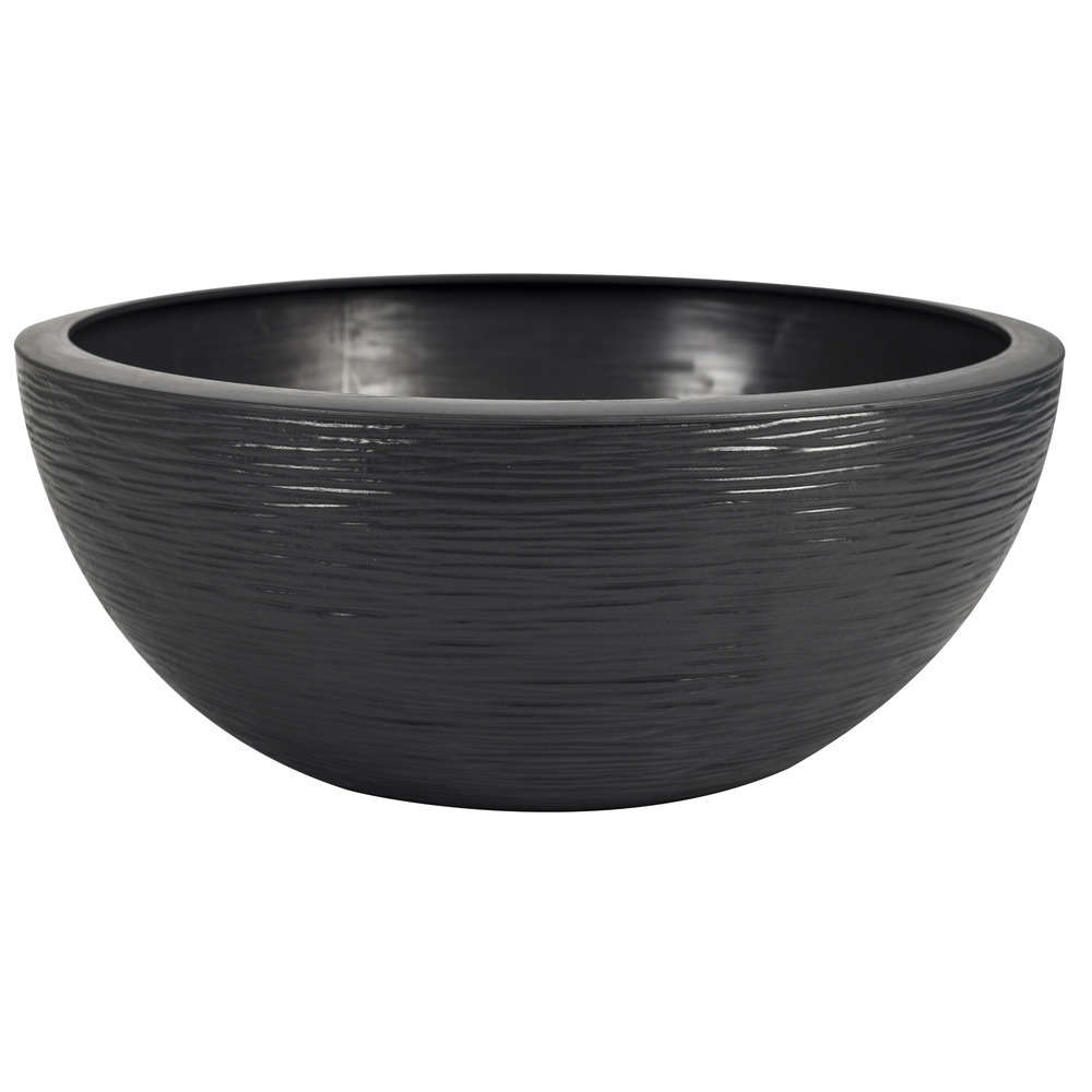 Vasque Graphit en polypropylène, anthracite D40 x H.16,5 cm