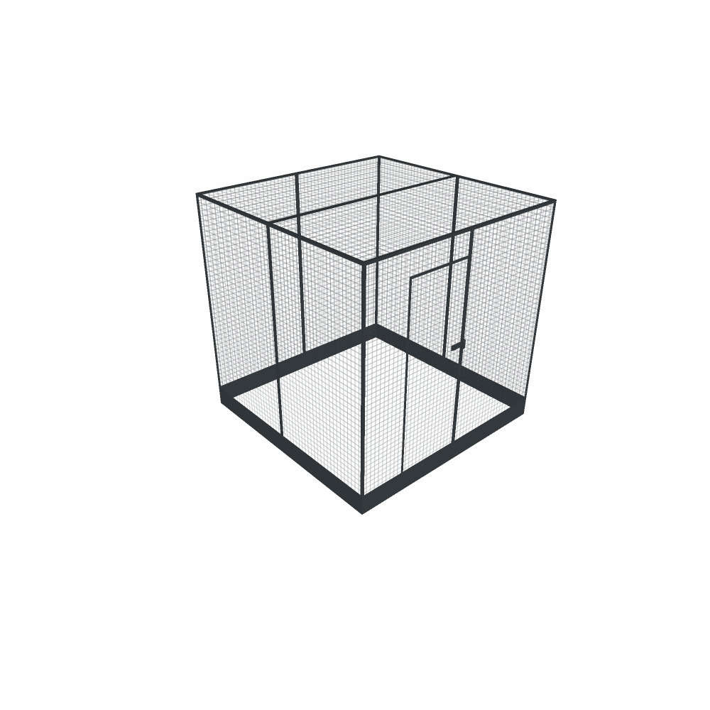 Volière intérieur Volo 25X25 dimensions 300x200x200cm