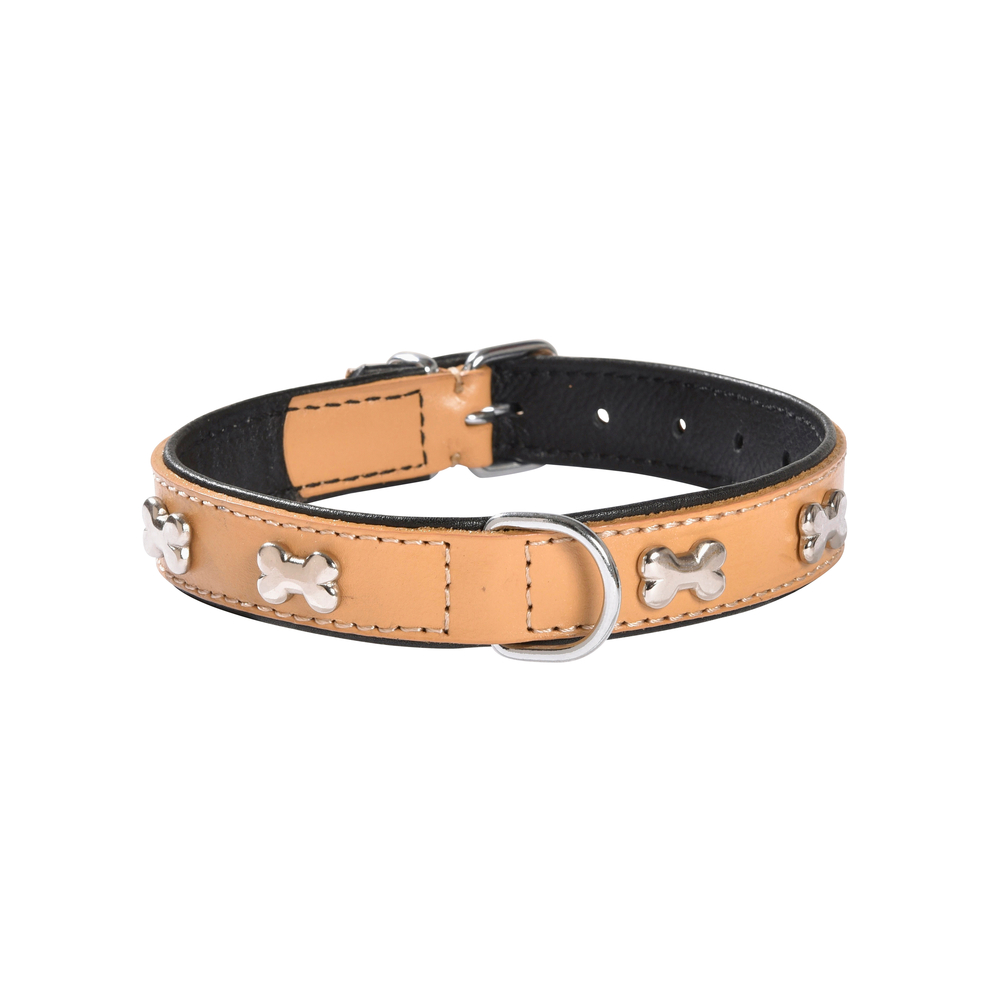 Collier ectra souple 45 camel