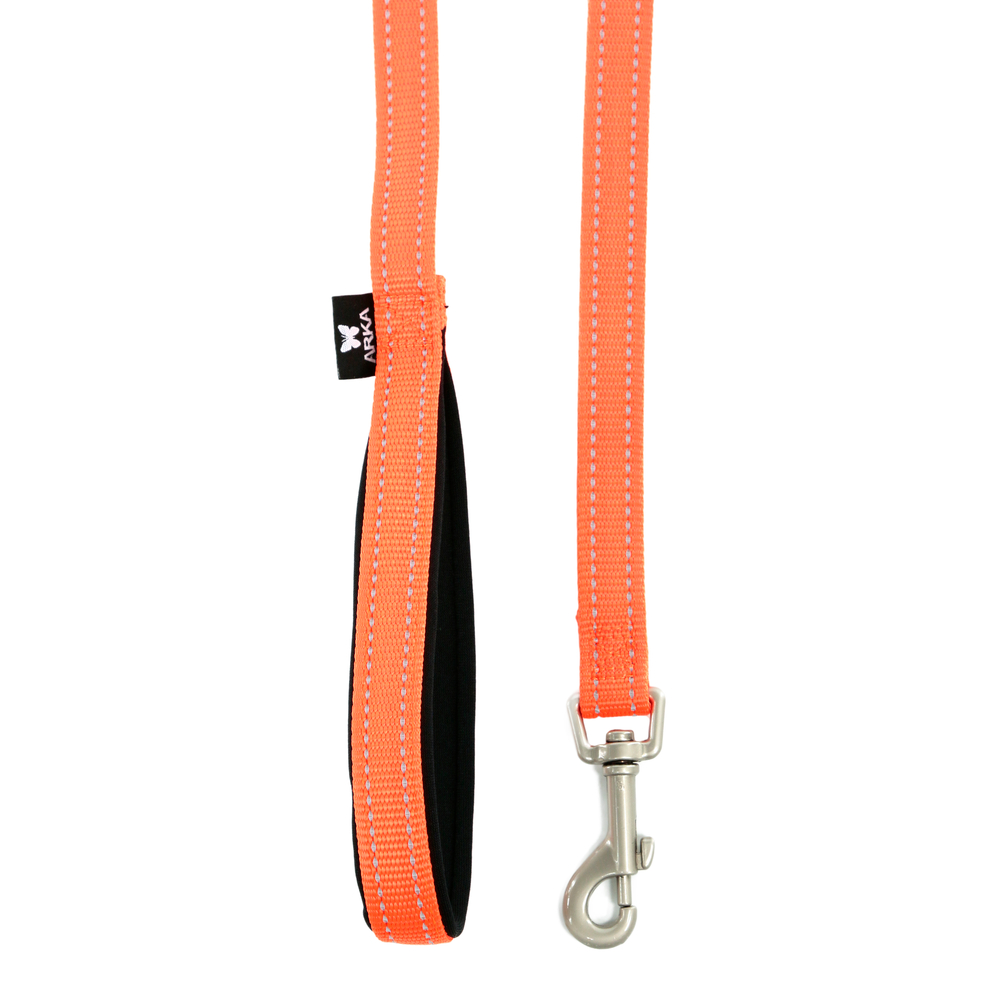 Laisse pour chien Neo+ orange 20mm-100cm