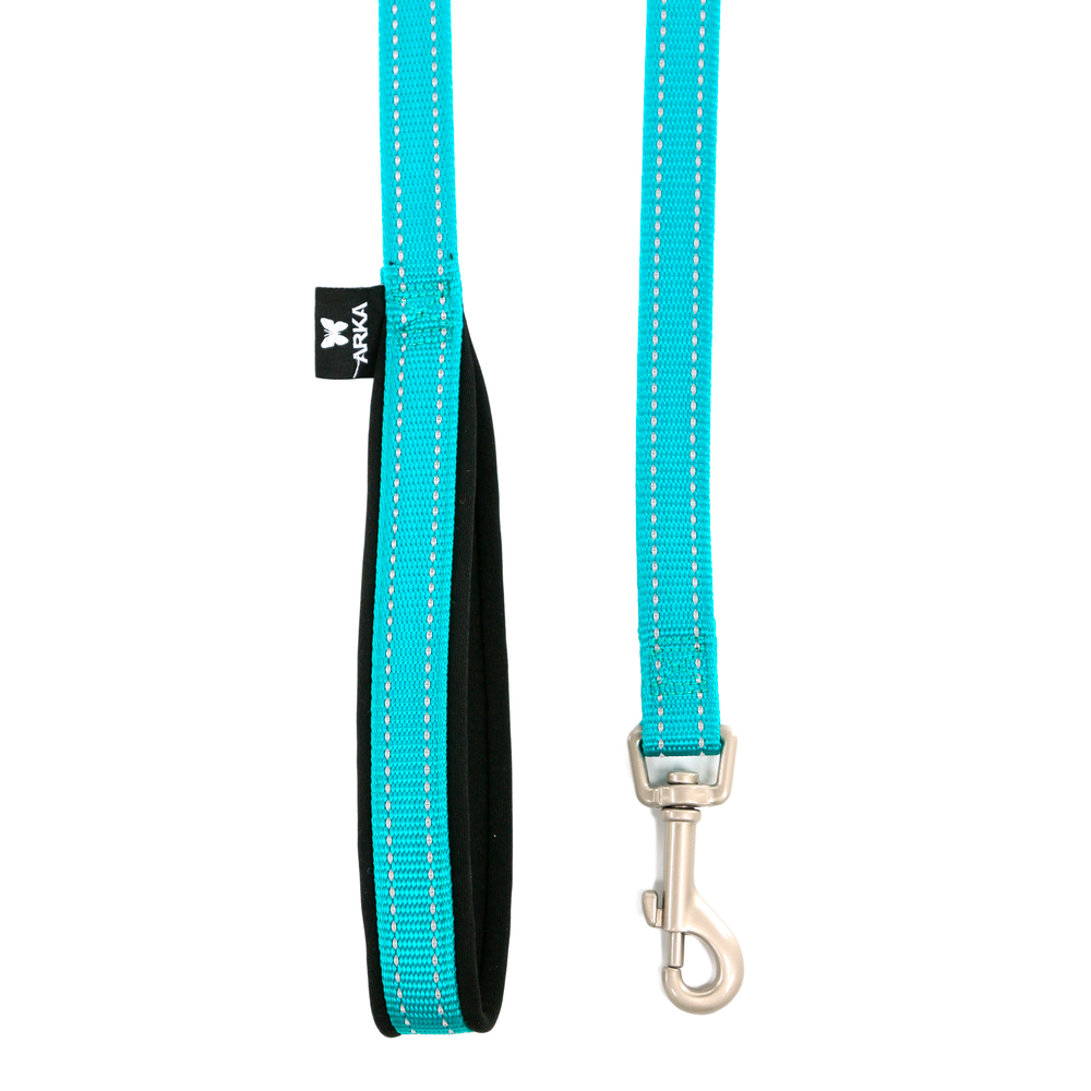 Laisse pour chien Neo+ bleu 25mm-100cm