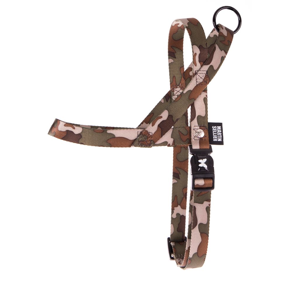 Harnais pour chien Norvégien Camouflage 20-50/70 Marron