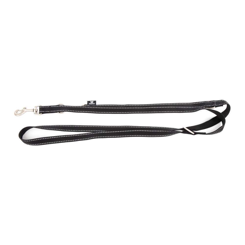 Laisse pour chien Neo+ Multi 15mm-200cm noir