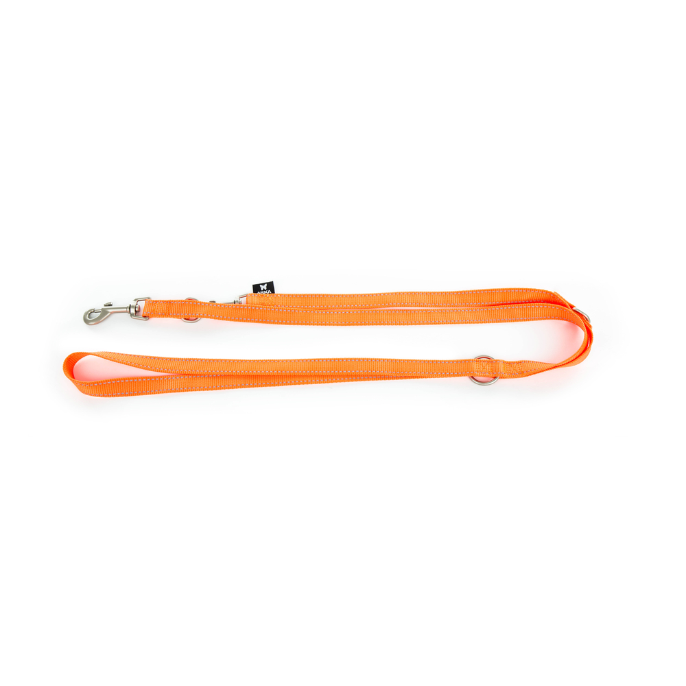 Laisse multi Neo+ pour chien 20mm-200cm orange