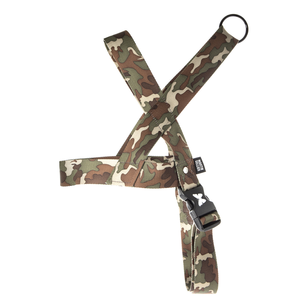 Harnais pour chien Norvégien Camouflage 40-90/110 Marron