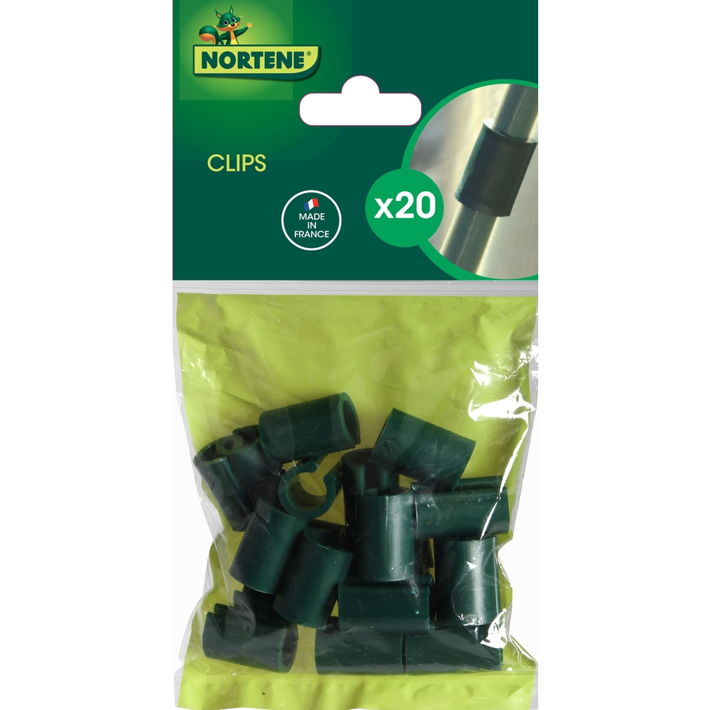 Clip arc pvc 20 clips D 12 mm