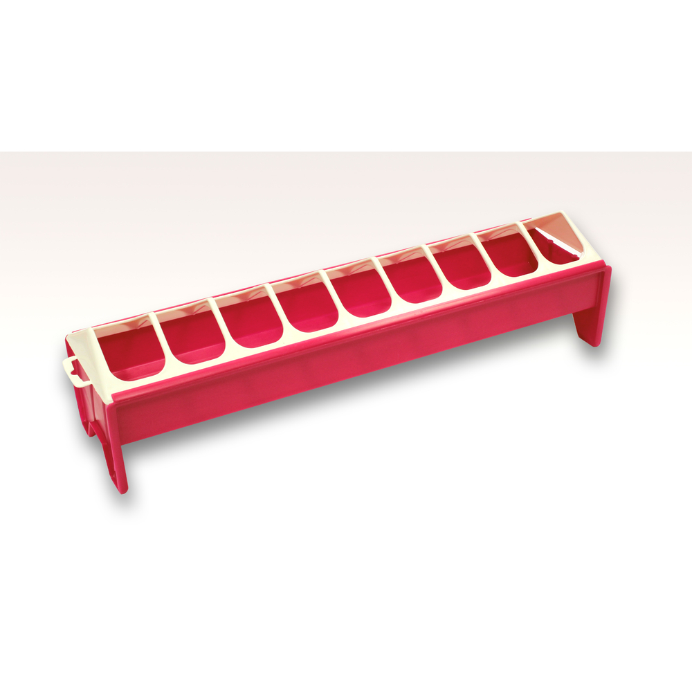 Mangeoire pour volailles 50 x 12 cm, couleur fuschia