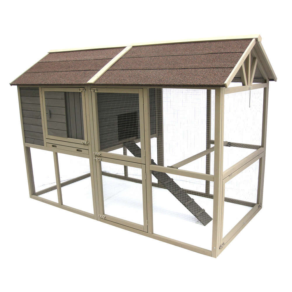 Poulailler Guadiana en bois FSC : L217xl106xh145cm