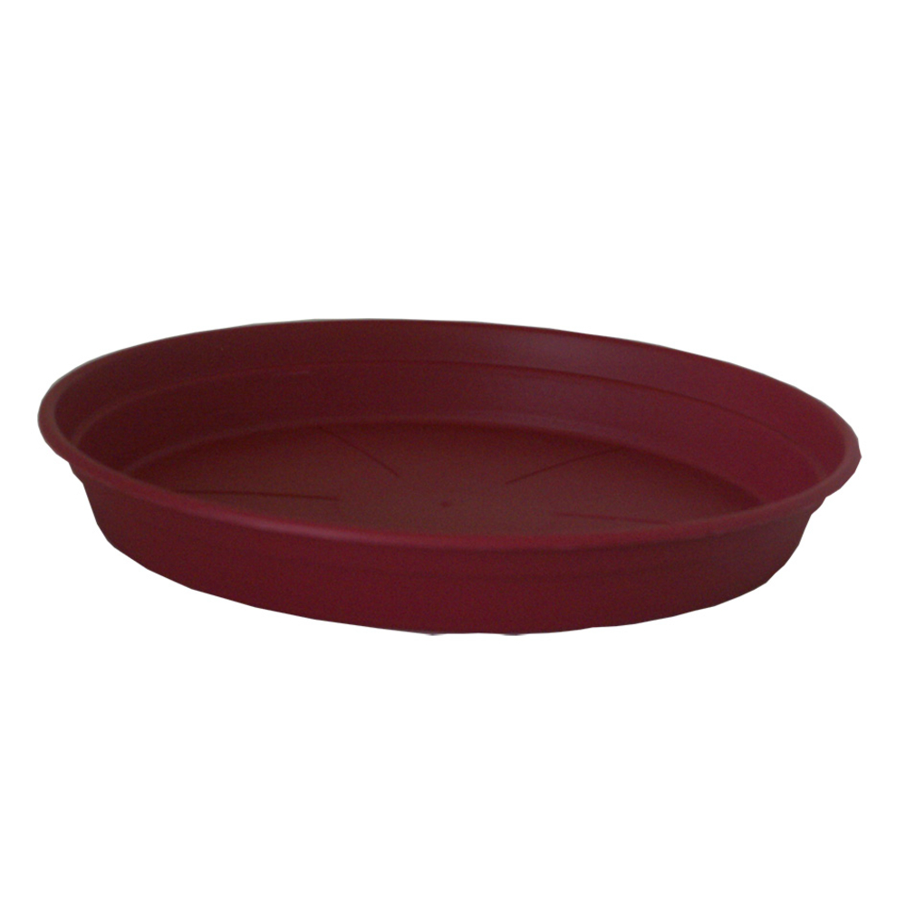 Soucoupe CocoriPot ronde en plastique coloris pivoine - D.30 cm